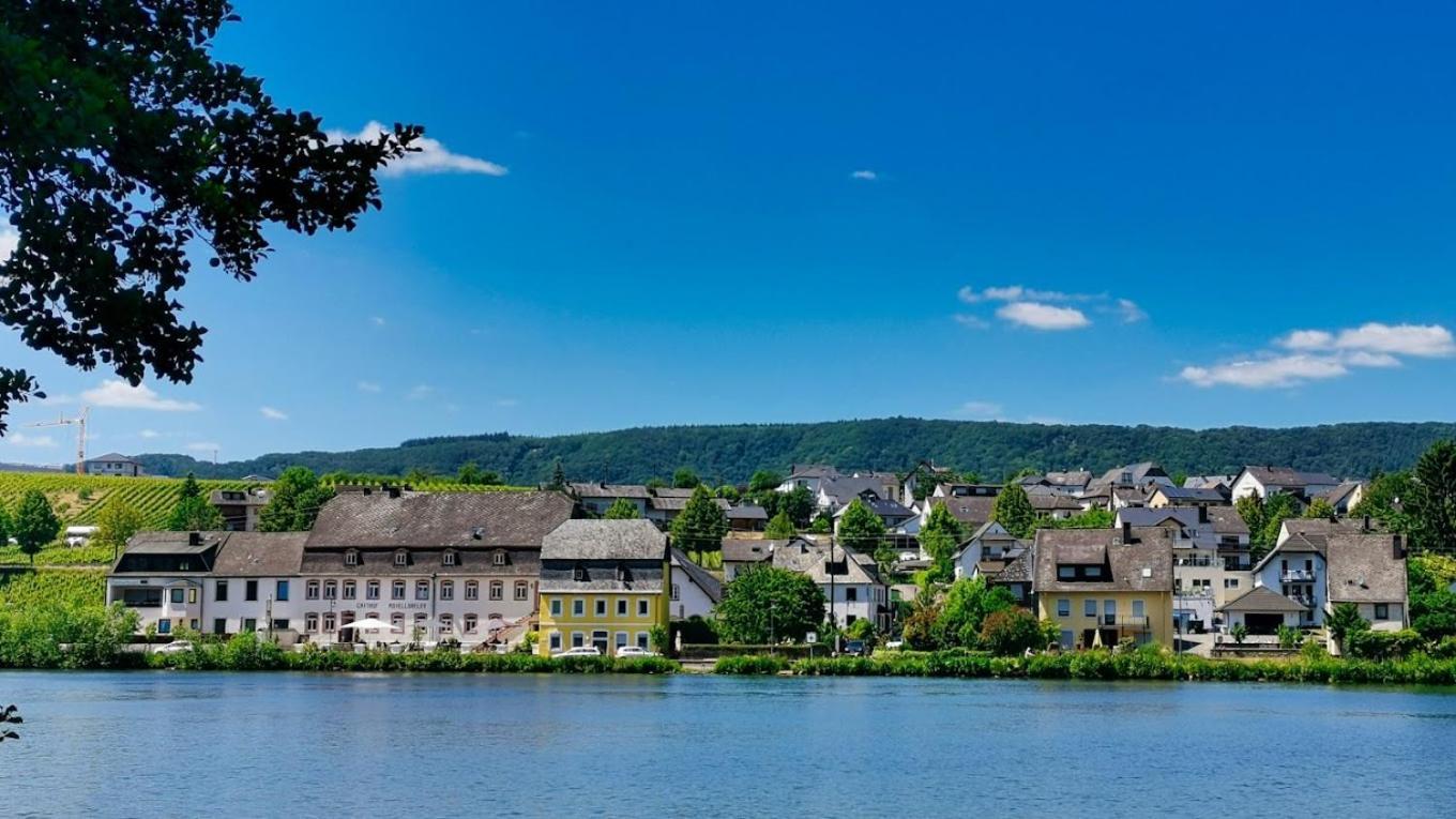 Hotel- Weingut- Moselloreley Piesport Exterior foto